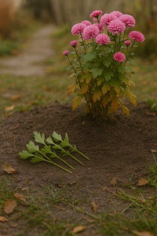 Как осенние черенки хризантем могут изменить ваш сад: простой и эффективный метод