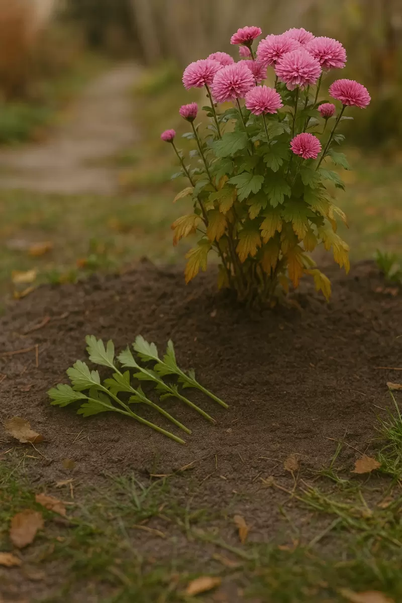 Как осенние черенки хризантем могут изменить ваш сад: простой и эффективный метод