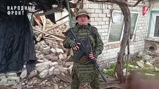 Поздравление со Светлым Христовым Воскресением с передовой