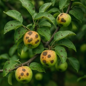 Как спасти яблоню от парши: советы на конец августа