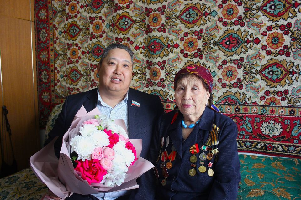 97 лет исполнилось Булгун Батыровой!
