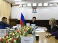Принял участие в совещании с Прокурором города Элисты Баатром Гаряевым и Уполномоченным по правам предпринимателей в Республике Калмыкия Оксаной Эрдни-Горяевой