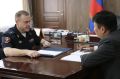 В Калмыкии глава МВД и председатель Избиркома обсудили предстоящие выборы