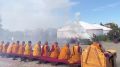 В День рождения Его Святейшества Далай-ламы XIV в Центральном хуруле Калмыкии проходит ритуал «Сангсоль»