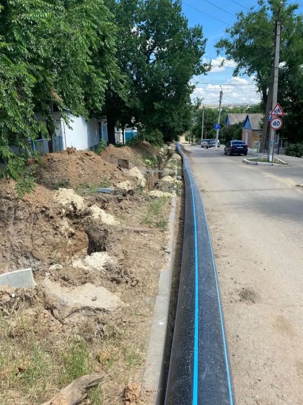 В столице республики продолжается капитальный ремонт наружного водопровода на улице 28ой Армии В столице республики продолжается капитальный ремонт наружного водопровода на улице 28ой Армии
