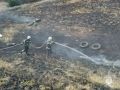 В Калмыкии потушили возгорание сухой растительности