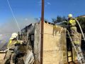 Пожар в Целинном районе потушили