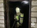 В Лагани пожарные МЧС России ликвидировали возгорание нежилого дома