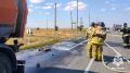 Пожарные Приютненского района ликвидировали последствия ДТП