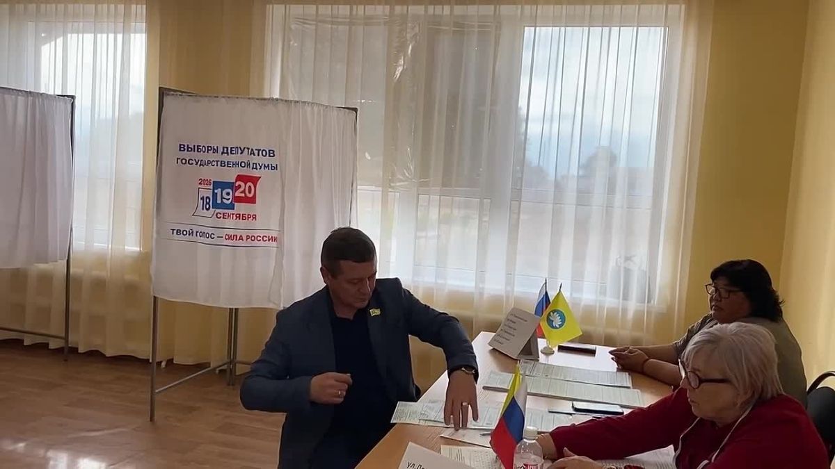 Артем Михайлов принял участие в выборах депутатов Госдумы