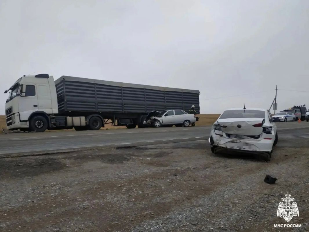 В Целинном районе устранили последствия ДТП