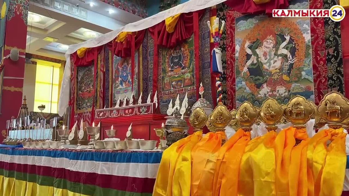 В Центральном хуруле Калмыкии начались древние тантрические практики
