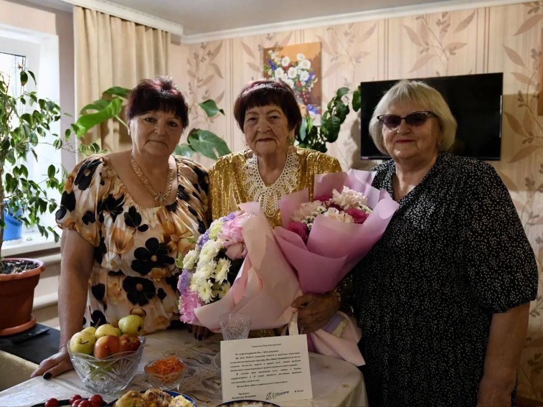 100-летний юбилей отметила Вера Шмелёва