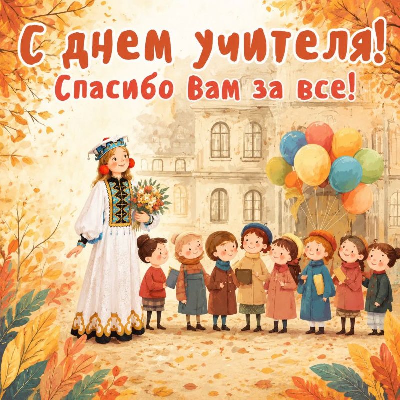 Поздравляем с Днём учителя