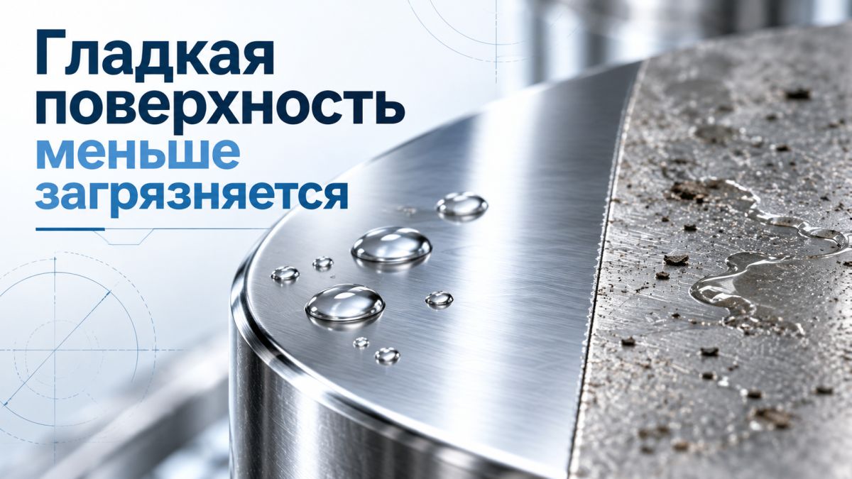Гладкая нержавейка: почему её проще очищать и как это влияет на производство
