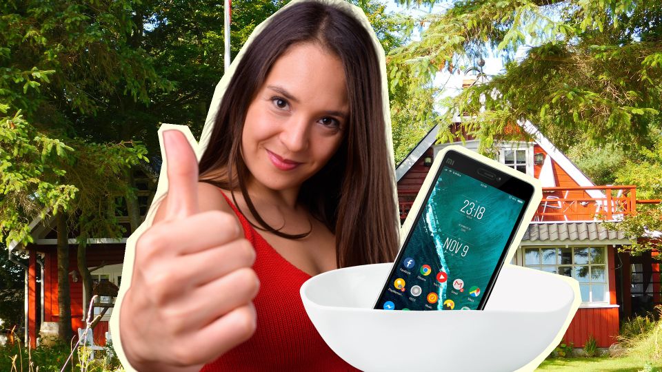 Вот зачем дачники кладут телефон в тарелку: эффект потрясающий