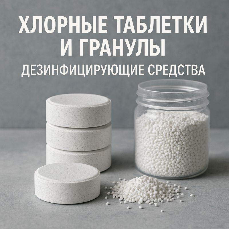 Хлорные таблетки и гранулы: эффективные дезинфекторы для вашего дома